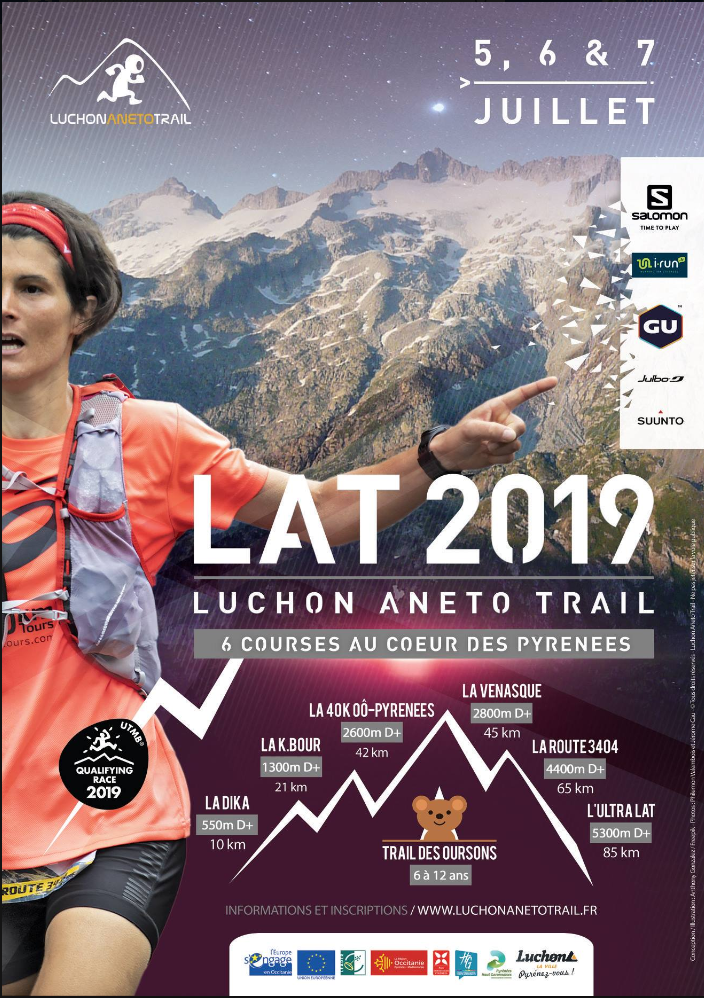 Luchon Aneto trail : du 5 au 7 juillet 2019