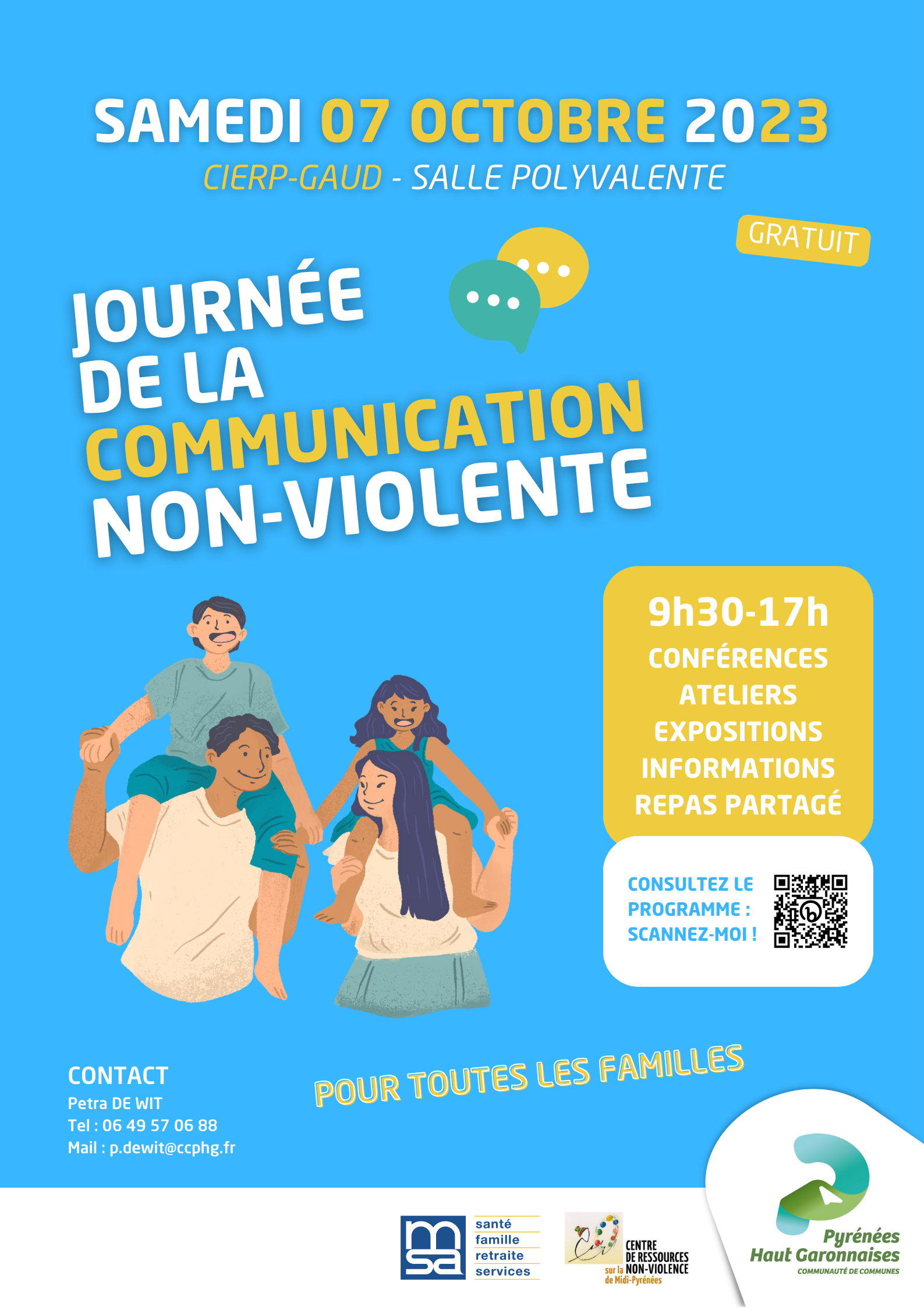 JOURNÉE DE LA COMMUNICATION NON-VIOLENTE SAMEDI 7 OCTOBRE
