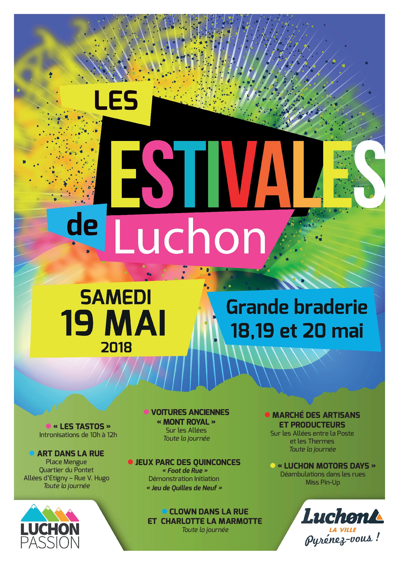 Estivales de Luchon du 18 au 20 mai 2018, à Bagnères-de-Luchon